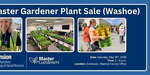 Annual Master Gardener Plant Sale (Washoe)