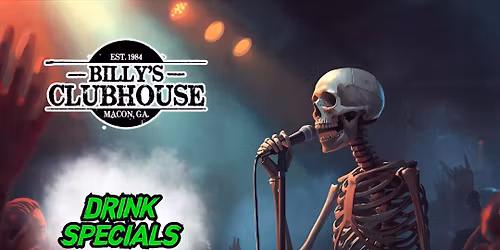 \ud83c\udf99\ufe0f Scary-oke with Skanipe at Billy\u2019s Clubhouse \ud83d\ude08