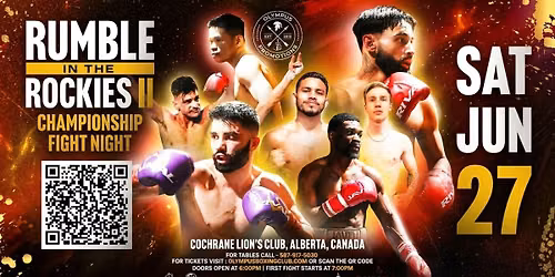 Live Professional Boxing June 27th
