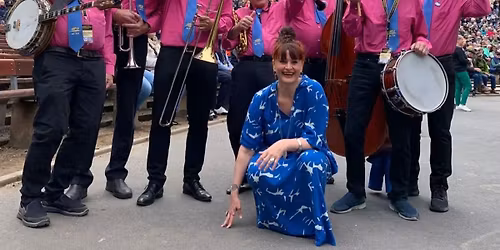 Bl\u00e5 Mandag Jazzband m\/Lisa M. Bentzen - pris kun 295,-