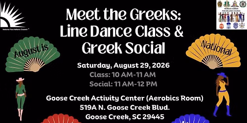 Meet the Greeks: Line Dance Class & Greek Social