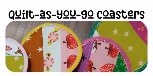 Quilt-As-You-Go Coasters