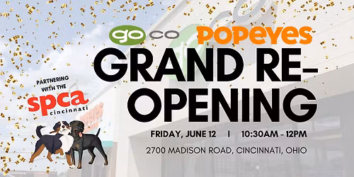 Popeyes\/goco Shell Grand Re Opening Celebration Gift Card Giveaways