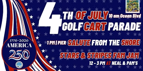 4th of July Golf Cart Parade