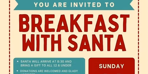 Pancake Breakfast with Santa