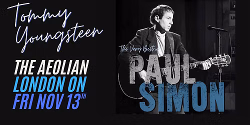 Tommy Youngsteen - The Very Best of Paul Simon at The Aeolian