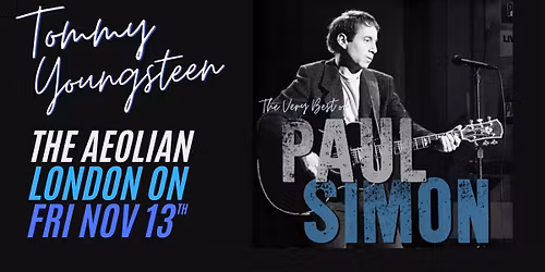 Tommy Youngsteen - The Very Best of Paul Simon at The Aeolian