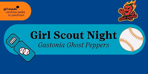 Girl Scout Night: The Gastonia Ghost Peppers Baseball Game