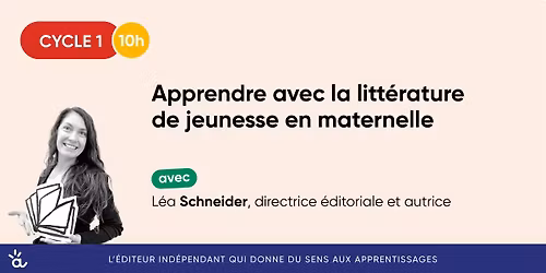 Apprendre avec la litt\u00e9rature de jeunesse en maternelle