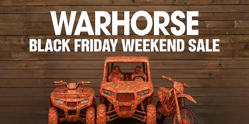 Warhorse Black Friday Weekend Sale @ Warhorse Williamsport