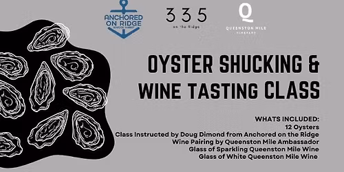 Oyster Shucking & Wine Tasting Class