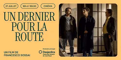 Un dernier pour la route (2025) | Cin\u00e9-Outremont, Montr\u00e9al