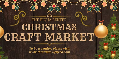 Piqua Center Christmas Craft Market