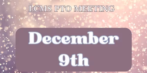 December PTO Meeting