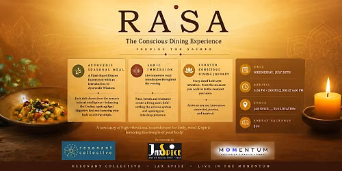 RASA - A Conscious Dining Experience