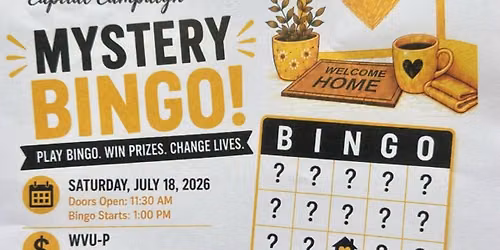 House to Home Day Shelter Bingo