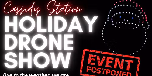 Cassidy Station | Christmas Drone Show at the Christmas Kick Off Party