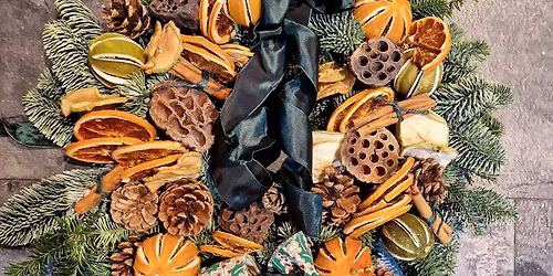 Christmas door wreath workshop 