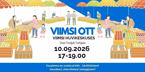 Viimsi OTT - 10.09. kell 17-19.00