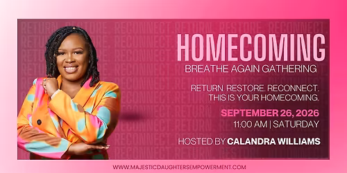 Breathe Again Gathering 2026: Homecoming