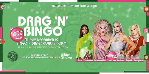 Holiday Drag N' Bingo at Kichesippi Beer Co!
