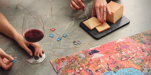 Pieces & Pours: Adult Puzzle Night at Studio Noir