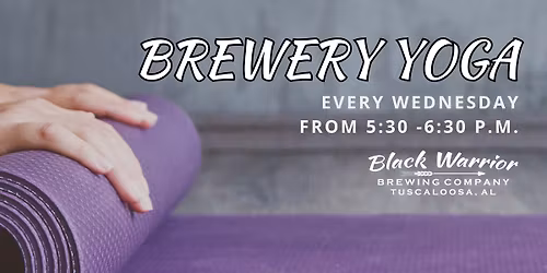 Yoga at Black Warrior Brewing