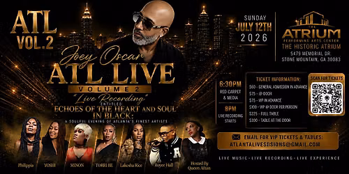 Joey Oscar ATL LIVE VOLUME 2 - Live Recording