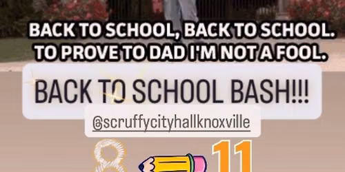 BACK TO SCHOOL BASH