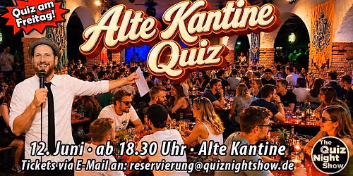 Quiz Night #573.2 - Allgemeinwissen (mit Party danach)