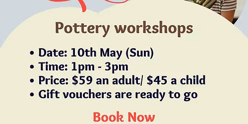 Mother's Day Special - Pottery Workshop