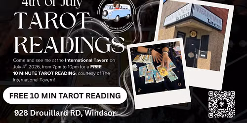 Free Tarot Readings at The International Tavern!
