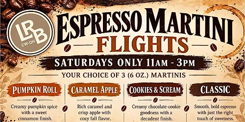 \u2615 Espresso Martini Flights Are Back for October!