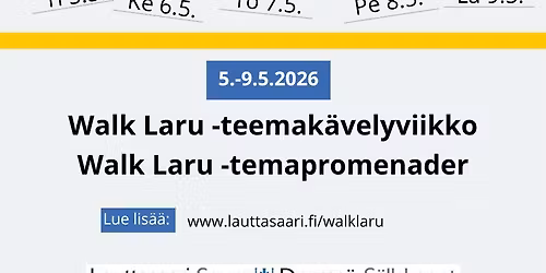 Walk Laru -teemak\u00e4velyviikko