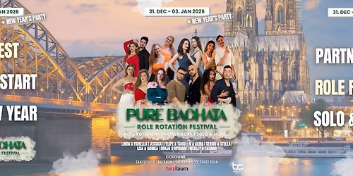 Pure Bachata Role Rotation Festival 2027 \u2013 Role Rotation | Partnerwork | Solo & more \u2013