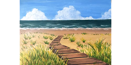 Beach Boardwalk - Paint and Sip in Boston | Classpop!\u2122
