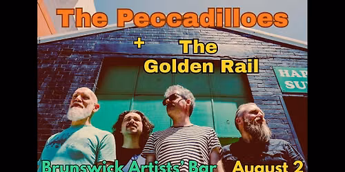 The Peccadilloes + The Golden Rail at Brunswick Artists' Bar