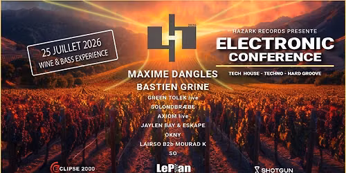 Electronic Conf\u00e9rence \/\/ Maxime Dangles\/ Bastien Grine\/ Green Tolek Live .....
