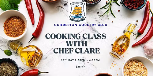 COOKING CLASS WITH CHEF CLARE