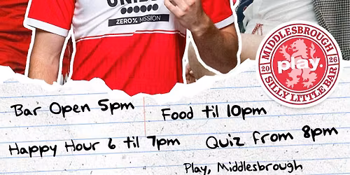 Middlesbrough Football Club Quiz at Play, Middlesbrough