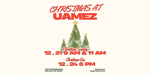 Christmas Sunday Celebration \u2013 A Christmas of Hope (Palo Alto)