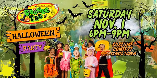 Halloween Party at BounceTag! Costume Contest for $200 Party Package \ud83d\udc7b \ud83c\udf83