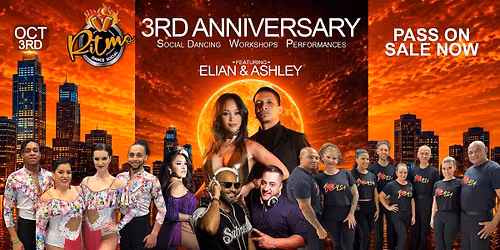 RITMO 3-YEAR ANNIVERSARY: Featuring Elian & Ashley