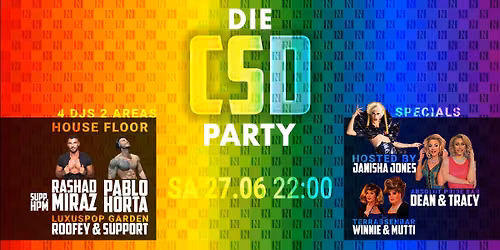 Die CSD PARTY - absolut pride