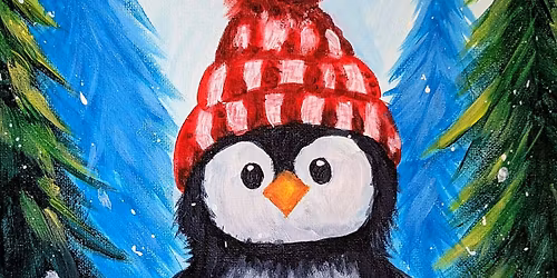 Sip & Paint "Waddle in the Snow"