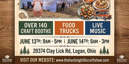 The 2026 Spring Hocking Hills Craft Show