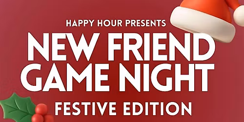 Festive New Friend Game Night Ages 28-45 @Aquanova Brewing