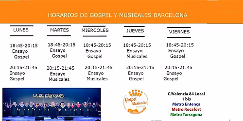 Cantar gospel ,musicales y m\u00fasica moderna gratis