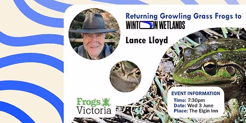 Frogs Victoria June 2026 meeting