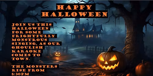 Halloween karaoke and disco